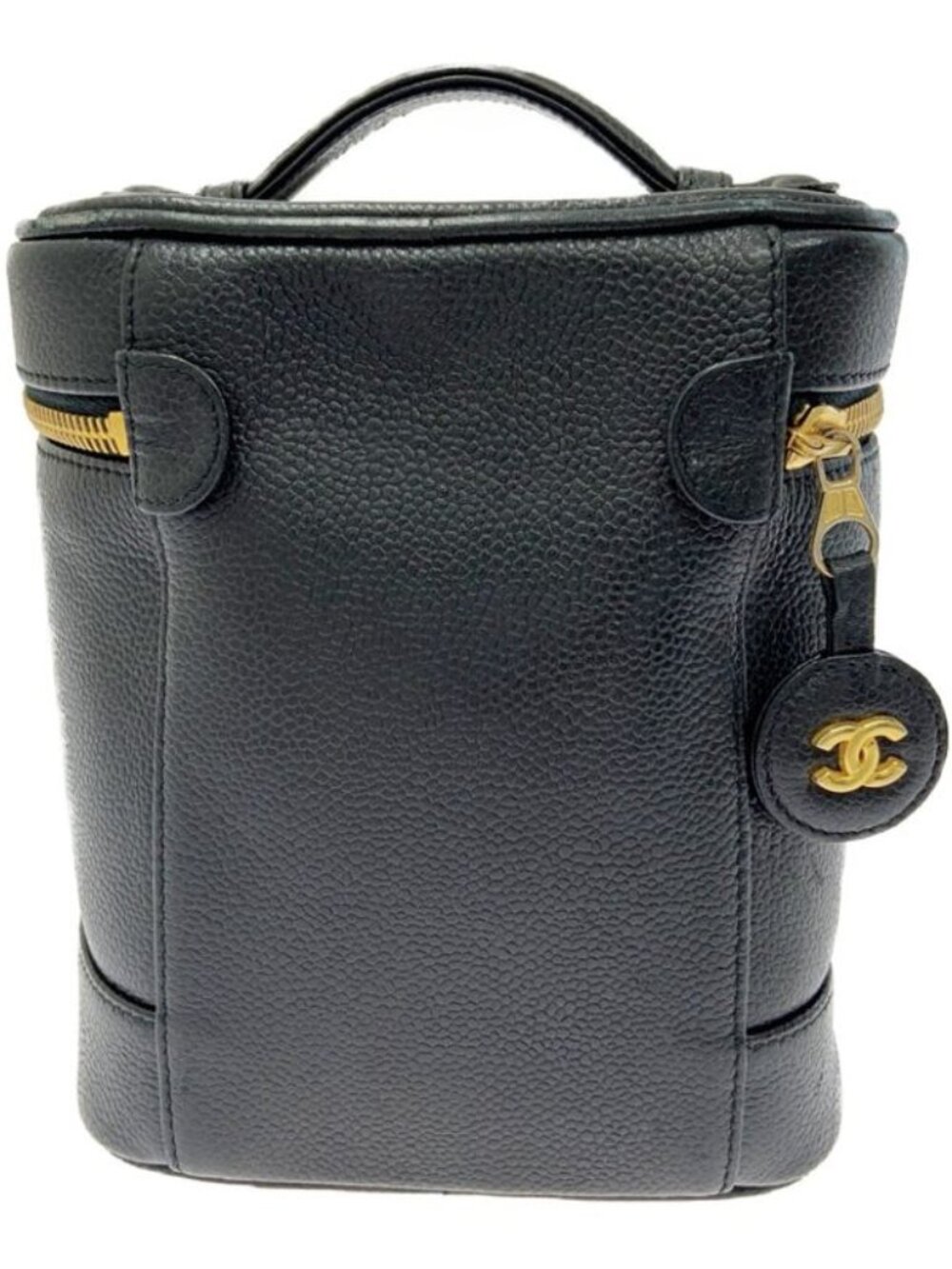 Chanel Caviar Leather Vanity Bag Black Handbag - Picture 3 of 9